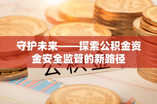 多伦守护未来——探索公积金资金安全监管的新路径