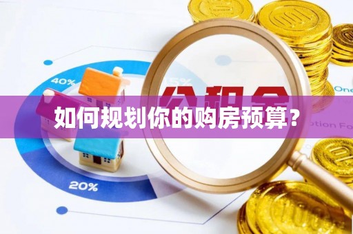 多伦如何规划你的购房预算？