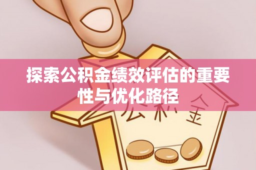 多伦探索公积金绩效评估的重要性与优化路径