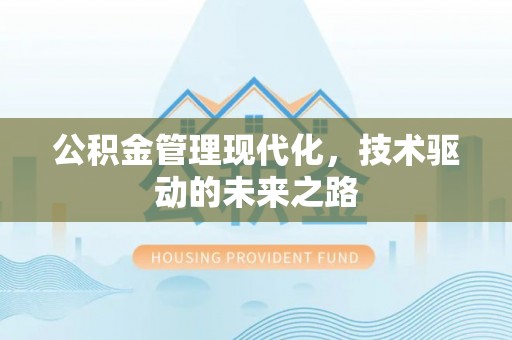多伦公积金管理现代化，技术驱动的未来之路
